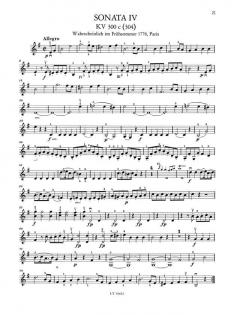 Sonaten Band 1 von Wolfgang Amadeus Mozart 