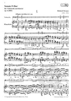 Sonate op. 6 von Richard Strauss 