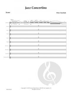 Jazz Concertino von Peter Senchuk 