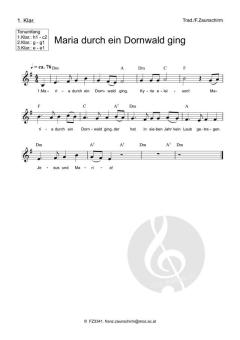 Maria durch ein Dornwald ging (Download) 