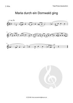 Maria durch ein Dornwald ging (Download) 