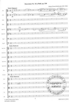 Ouverture Nr. 16 a-Moll op. 238 von Kalliwoda,Johann WenzelGoldbach,Michael 