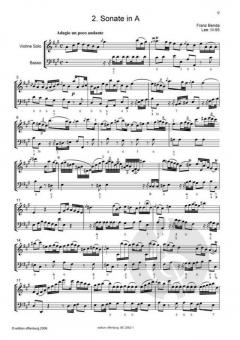 12 Sonaten für Violino solo und Basso, Band I von Franz Benda im Alle Noten Shop kaufen