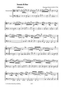 2 Sonaten in B-Dur und g-Moll von Guiseppe Tartini 