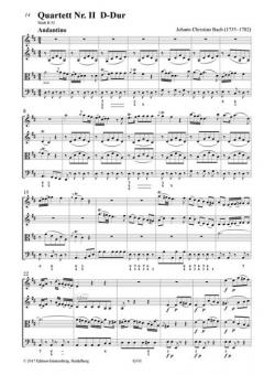 6 Quartette op. 8 von Johann Christian Bach 