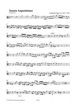 Sonata Augustiniana von Gottfried Finger 