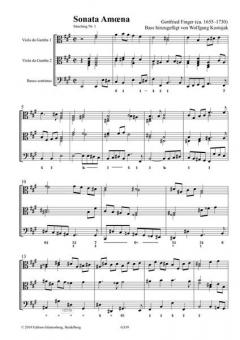 Sonata Amoena von Gottfried Finger 