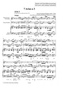 7 Arias a 3 von Georg Friedrich Händel 