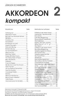 Akkordeon kompakt Band 2 von Jürgen Schmieder im Alle Noten Shop kaufen
