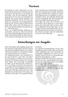 The Golden Age. Renaissance Musik für Gitarre von Volker Luft 