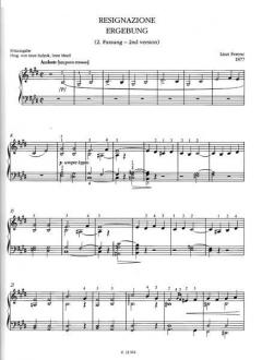 Resignazione von Franz Liszt 