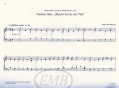 Partita über Macht hoch die Tür von Heinz Wunderlich 