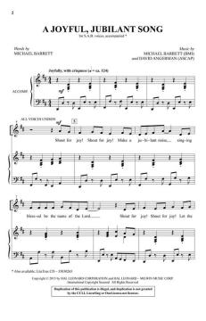A Joyful, Jubilant Song von David Angerman (Download) 