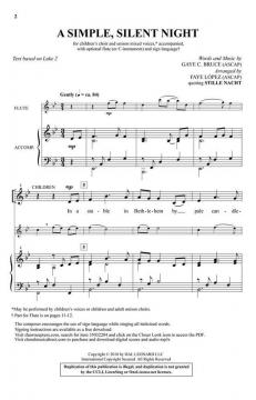 A Simple, Silent Night von Gaye C. Bruce (Download) 