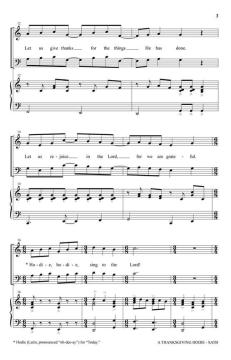 A Thanksgiving Hodie von Joseph M. Martin (Download) 
