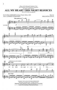 All My Heart This Night Rejoices von Brian Buda (Download) 