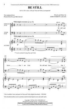 Be Still von John Purifoy (Download) 