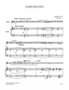 Concertino per violino e pianoforte von Pal Jardanyi im Alle Noten Shop kaufen