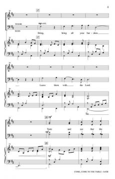 Come, Come to the Table von Joshua Metzger (Download) 