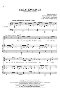 Creation Sings the Father's Song von Keith Getty (Download) 