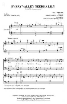 Every Valley Needs a Lily von Robert Lowry (Download) 