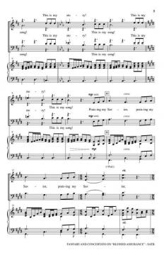 Fanfare and Concertato on Blessed Assurance von Phoebe P. Knapp (Download) 