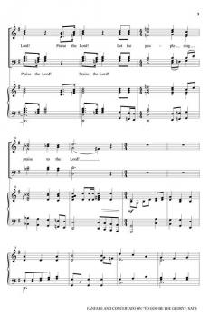 Fanfare and Concertato on 'To God Be The Glory' von William Howard Doane (Download) 