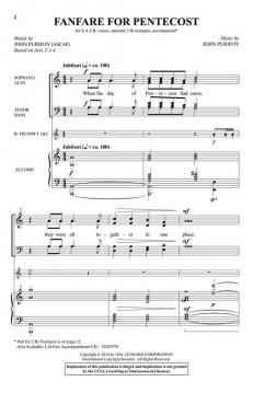 Fanfare for Pentecost von John Purifoy (Download) 