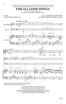 For All Good Things von Joseph M. Martin 