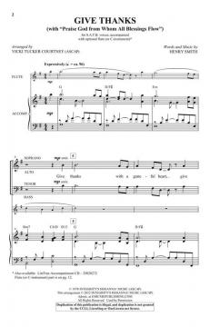 Give Thanks von Henry Smith (Download) 