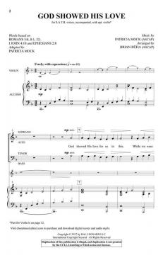 God Showed His Love von Patricia Mock (Download) 