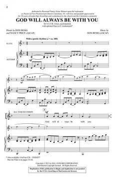 God Will Always Be with You von Don Besig (Download) 