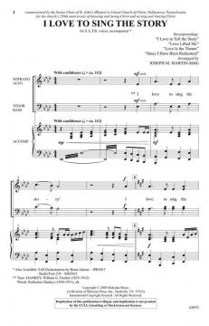 I Love To Sing The Story von Joseph M. Martin 