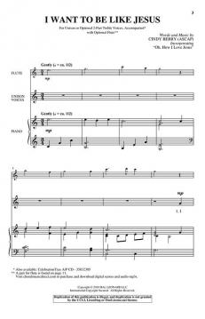 I Want to Be Like Jesus von Cindy Berry (Download) 