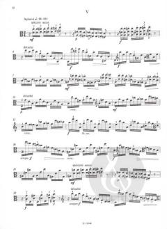Fünf Etüden für Bratsche von Béla Bartók 