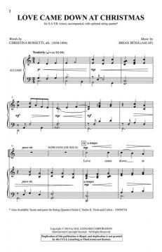 Love Came Down at Christmas von Brian Buda (Download) 