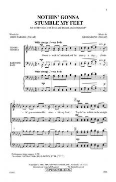 Nothin' Gonna Stumble My Feet von Greg Gilpin 