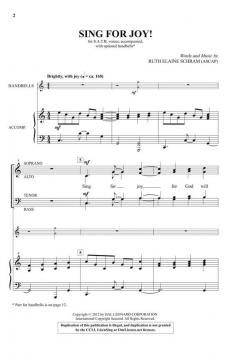 Sing for Joy! von Ruth Elaine Schram 