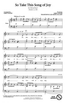So Take This Song of Joy von Traditional Shaker Lullaby (Download) 