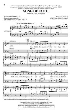 Song of Faith von Joseph M. Martin (Download) 