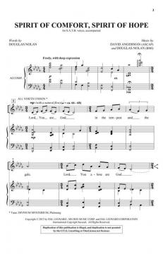 Spirit of Comfort, Spirit of Hope von David Angerman (Download) 