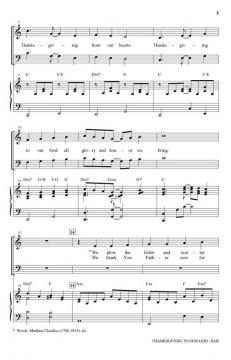 Thanksgiving to Our God von James Barnard (Download) 
