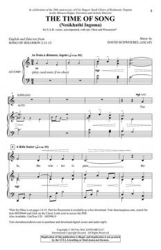 The Time of Song von David Schwoebel (Download) 