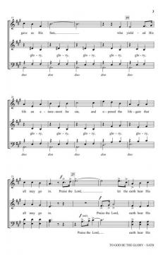To God Be the Glory von Robert Lowry (Download) 