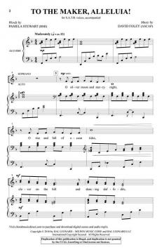 To the Maker, Alleluia! von David Foley (Download) 