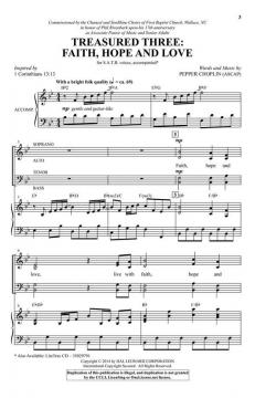 Treasured Three: Faith, Hope and Love von Pepper Choplin (Download) 