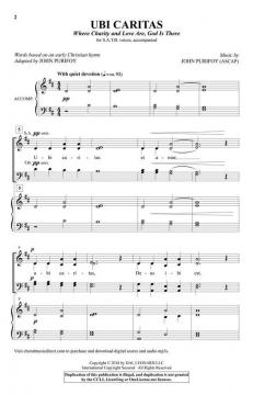 Ubi Caritas von John Purifoy 