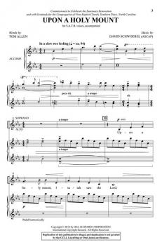 Upon a Holy Mount von David Schwoebel 