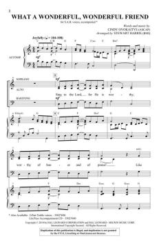 What a Wonderful, Wonderful Friend von Cindy Ovokaitys (Download) 