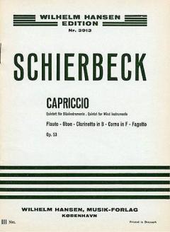 Capriccio For Wind Quintet Op. 53 von Poul Schierbeck 